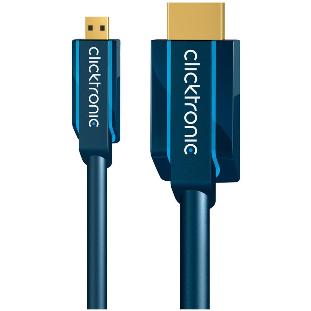 ICOC CLC-HD-010 - Cavo micro-HDMI High Speed Ethernet A / D M / M 1 m Alta Qualità - Foto 1