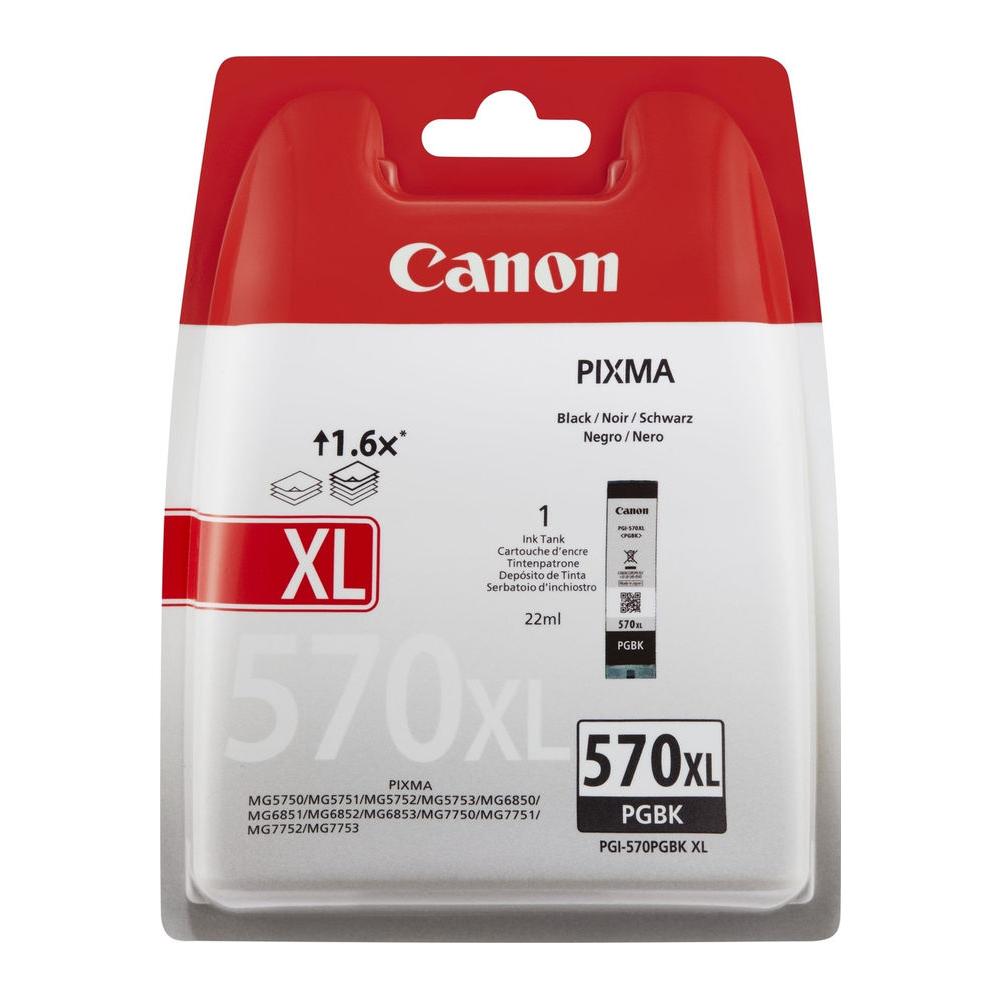 PGI-570PGBK XL - 22 ml - Alta resa - nero - originale - blister  - Foto 2