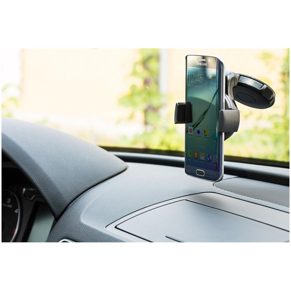 I-SMART-VENT3 - Supporto da Auto per Smartphone / Tablet con Ventosa Nero - Foto 7