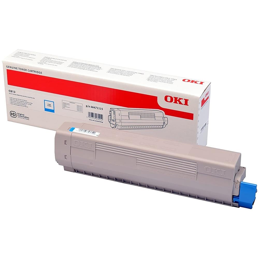 46471115 Toner Originale Ciano per C800-Serie Capacità 5000 Pagine - Foto 1
