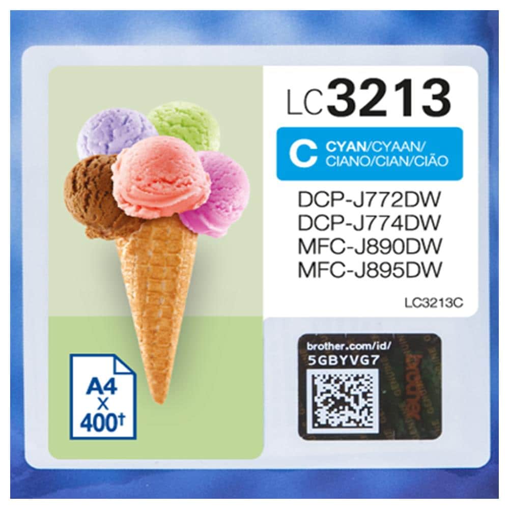 cartuccia ciano dcp-j774dw, dcp-j772dw, mfc-j890dw 400pag - Foto 2