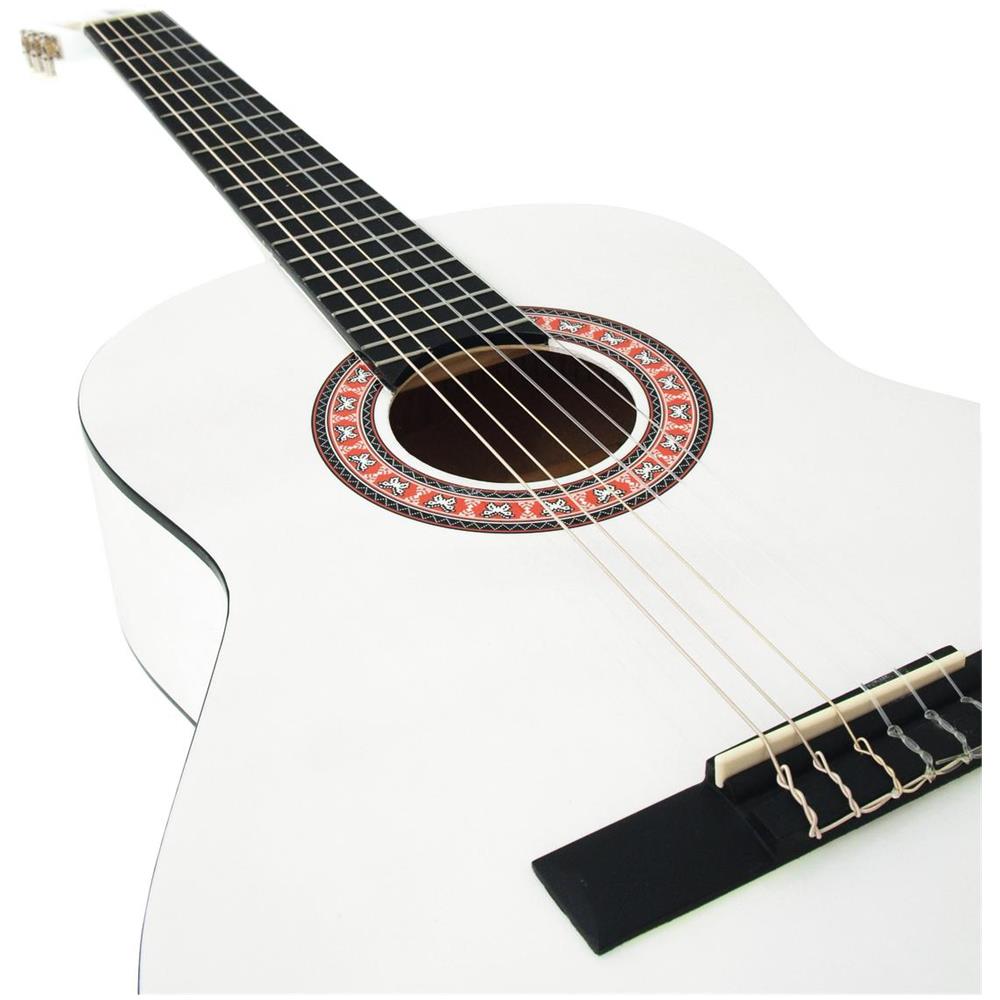 Chitarra Classica 4/4, Colore Bianco, Ac-303 - Foto 4