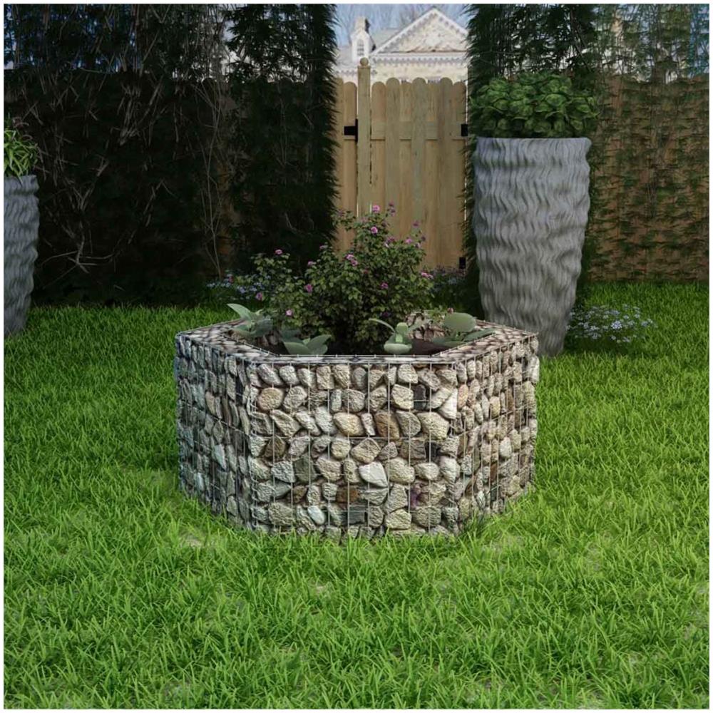 Gabbione Fioriera Esagonale 100x90x50 Cm - Foto 1
