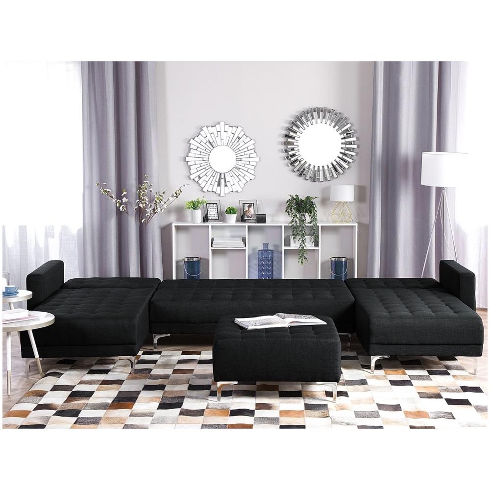 Divano A U Aberdeen Grigio Grafite Reversibile - Foto 2