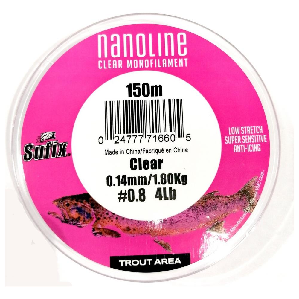 Monofilo Nanoline 100 M (da 0.10 Mm A 0.14 Mm) - Taglia: 10 - Colore: Trasparente - Foto 1