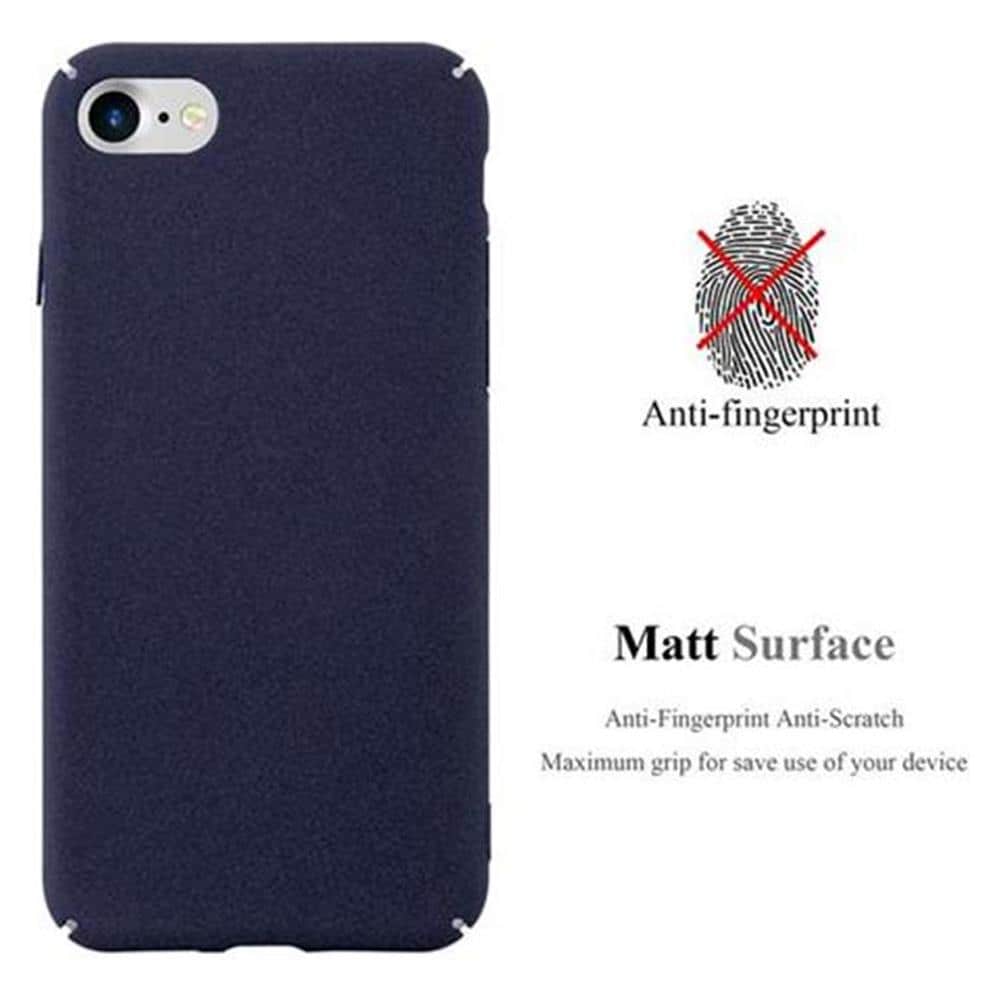 Custodia Compatibile Con Apple Iphone 7 / 7s / 8 / Se 2020 In Frosty Azzurro - Hard Case Coperchio Protettivo In Frosted Look Contro I Graffi E Gli Urti - Foto 7