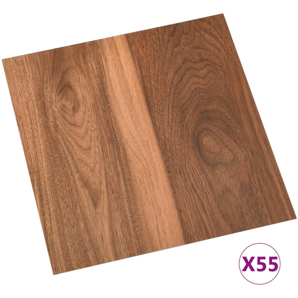 Listoni per Pavimenti Autoadesivi 55 pz in PVC 5,11 m² Marroni - Foto 2