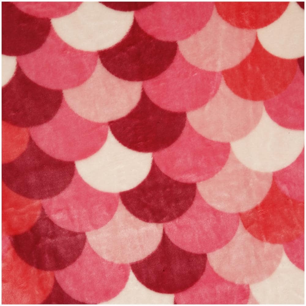 Plaid 135x75 Cm Sirena Rosa Rosa - Foto 2