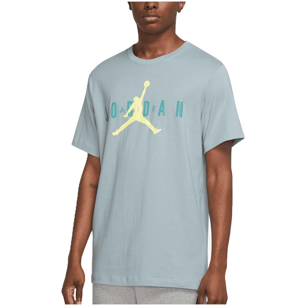 T-shirt Da Uomo Air Wordmark Celeste Taglia M Cod Ck4212-392 - Foto 1