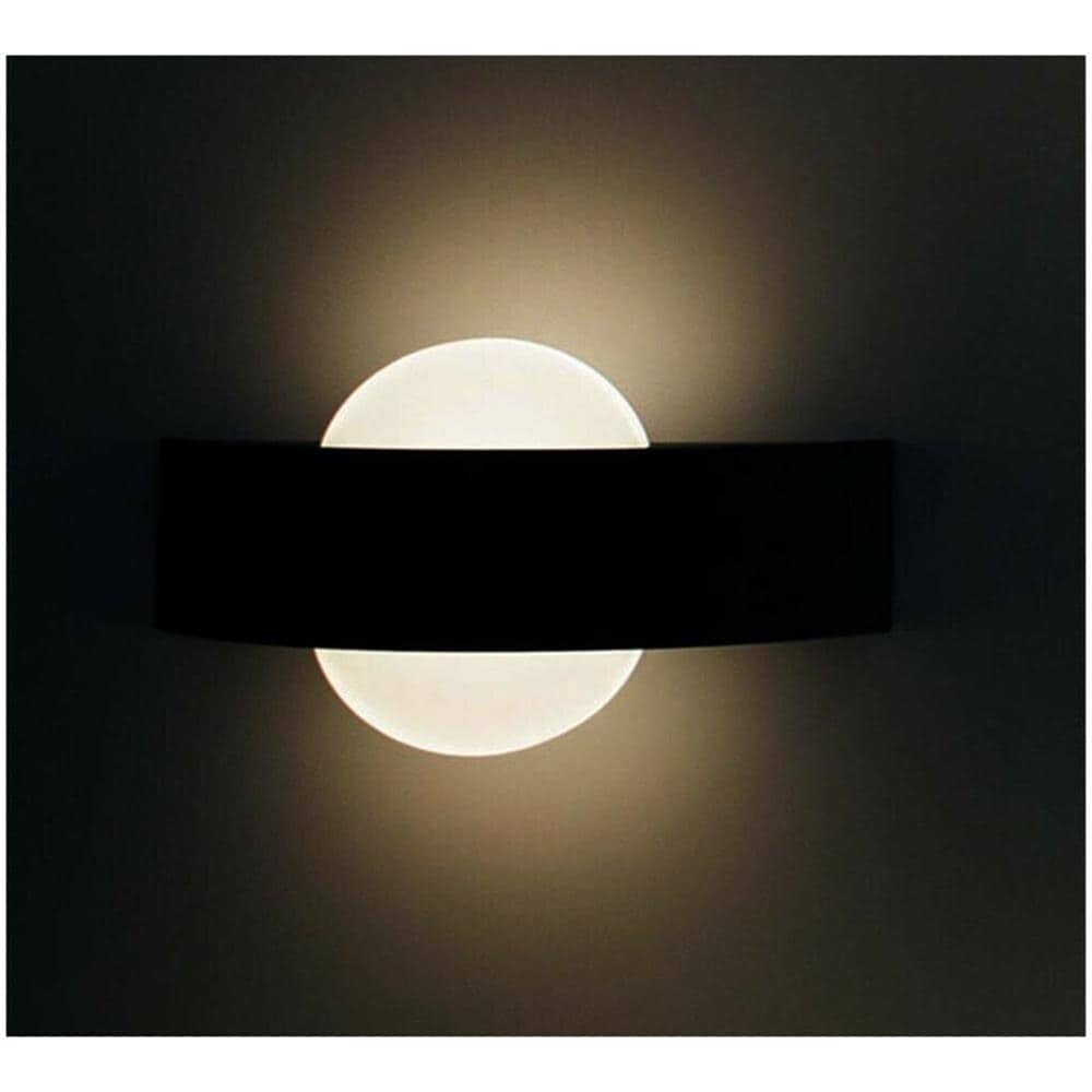 Applique A Led 8 Watt Lampada Luce Calda Da Parete Doppia Emissione E17-nc - Foto 1