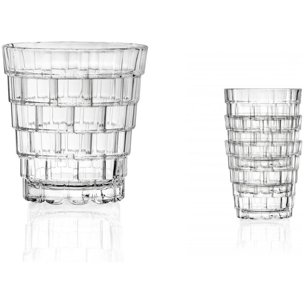 Stack Set 6 Bicchieri Acqua Cl 32 Imbilabile Vetro Luxion - Foto 1