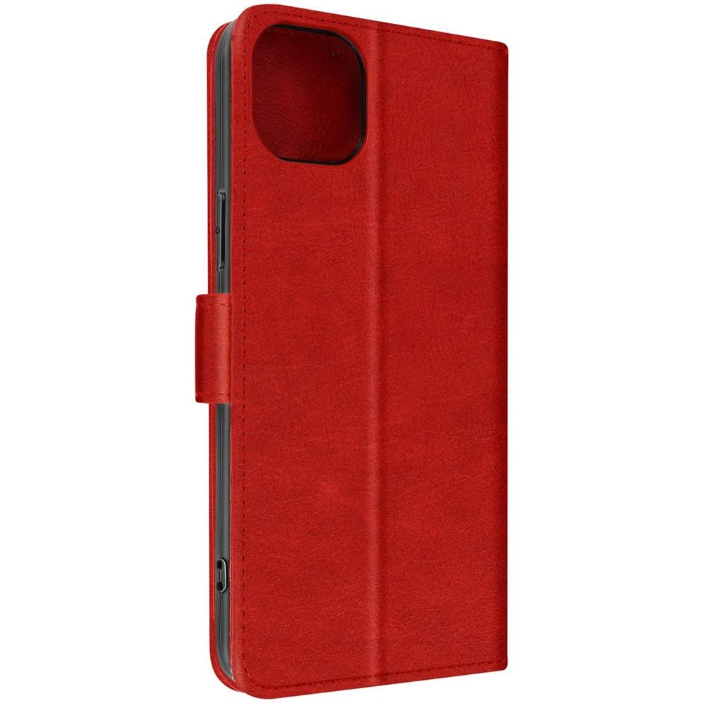 Custodia Per Iphone 14, Portacarte E Funzione Supporto Rossa - Foto 5