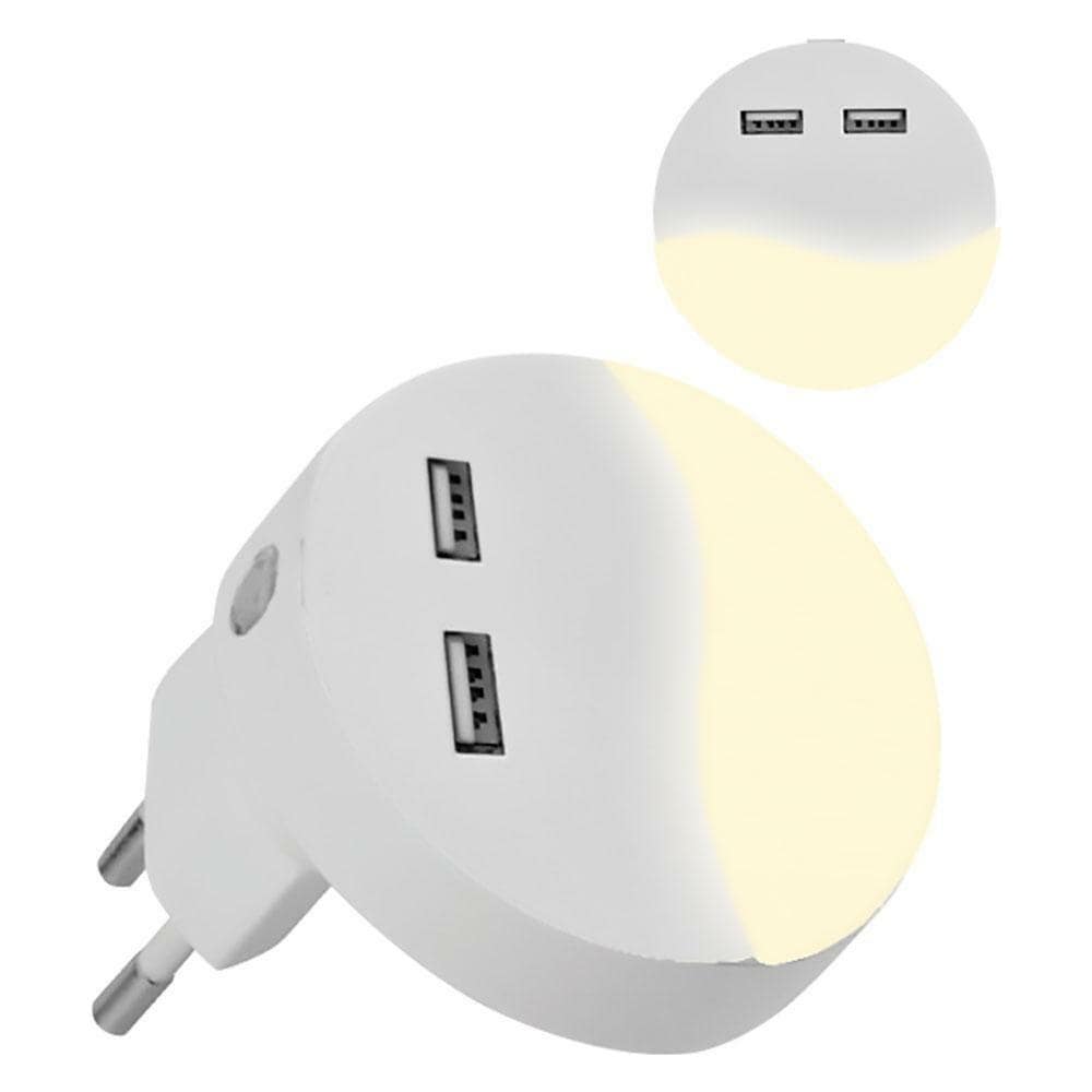 Luce Spia Notturna A Led Smd 0,4 Watt - Colore Bianco Vtac - Foto 1