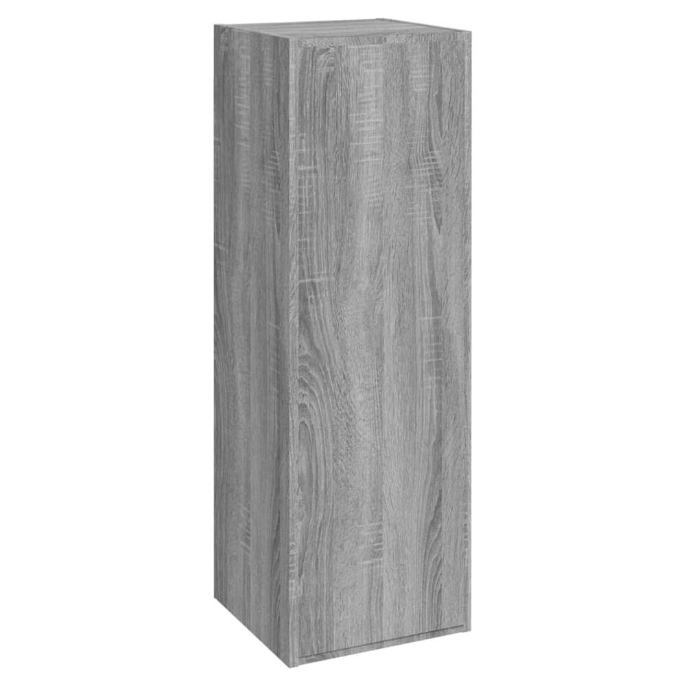 Mobili Tv 2 Pz Grigio Sonoma 30,5x30x90 Cm In Legno Multistrato - Foto 2