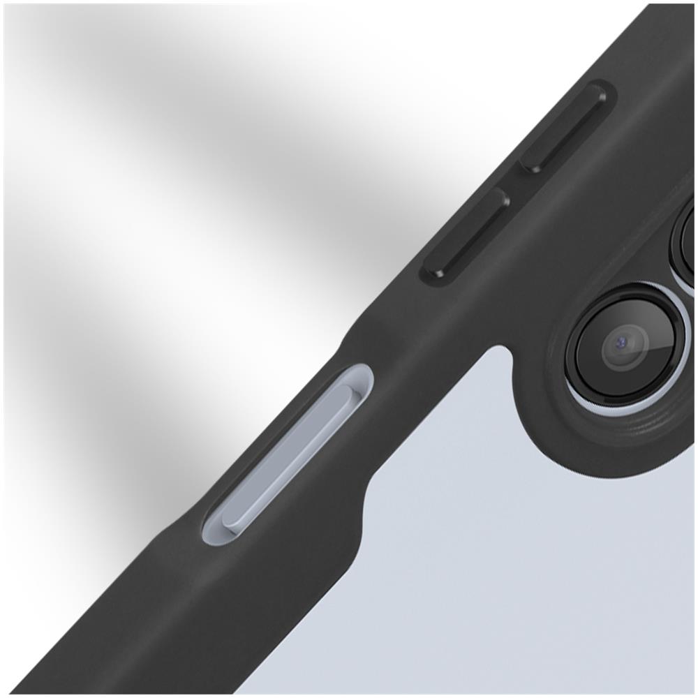 Cover Samsung Galaxy A13 5g / A04s Retro Plexiglass Fronte Polimero Bordo Nero - Foto 2