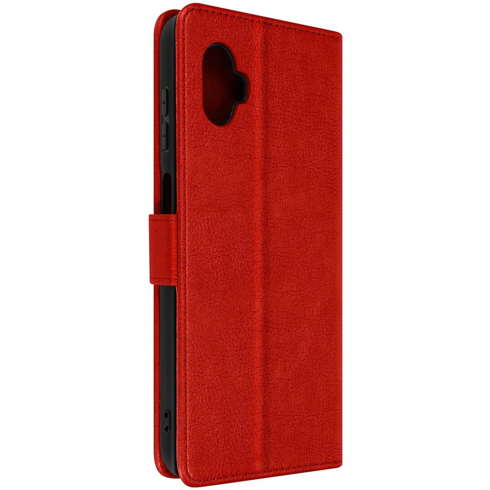 Custodia Per Samsung Galaxy Xcover 6 Pro, Portacarte E Funzione Supporto Rossa - Foto 5