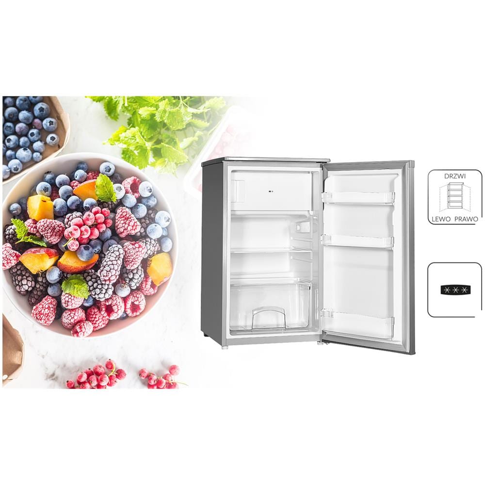 Frigorifero Monoporta MPM-112-CJ-16/AA Classe E Capacità Lorda / Netta 82/70 Litri Colore Grigio - Foto 5