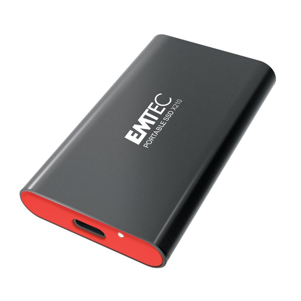 SSD Esterno X210 ELITE, 2 TB, USB tipo-C 3.2 Gen 2 10 Gbit /s Nero, Rosso - Foto 1