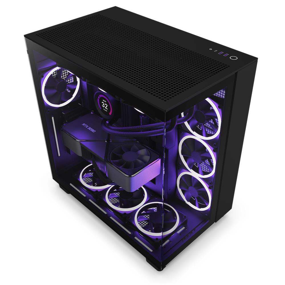 Case PC da Gioco H9 Flow Mid Tower Nera - Foto 1