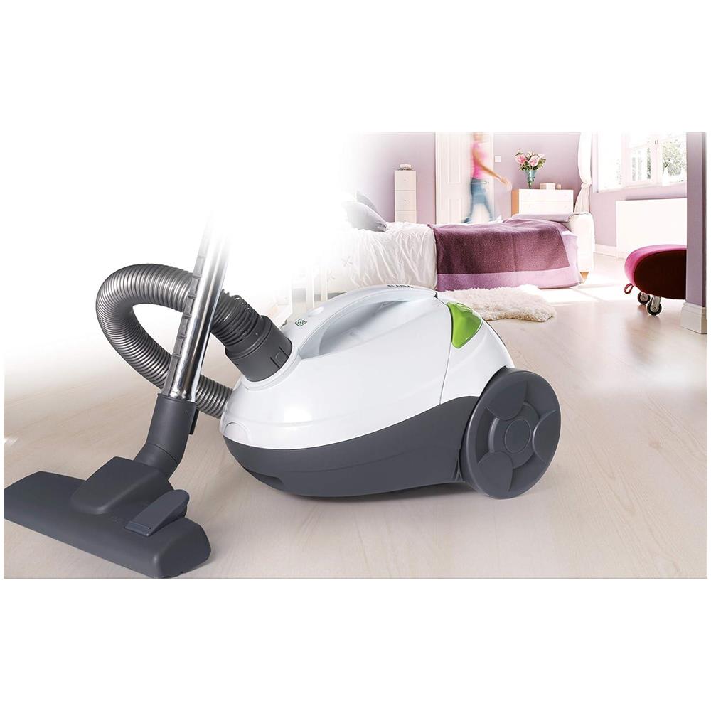 1670FL Aspirapolvere a Traino con Sacco Potenza 700 Watt Colore Bianco / Verde / Grigio - Foto 4