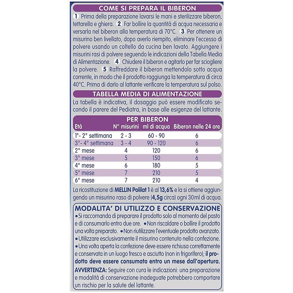 Polilat 1 Latte Polvere 400 g - Foto 2