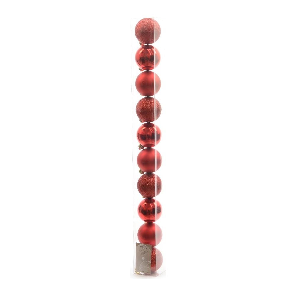 Sfere Natalizie Rosso 60 mm 10 Pz - Foto 2