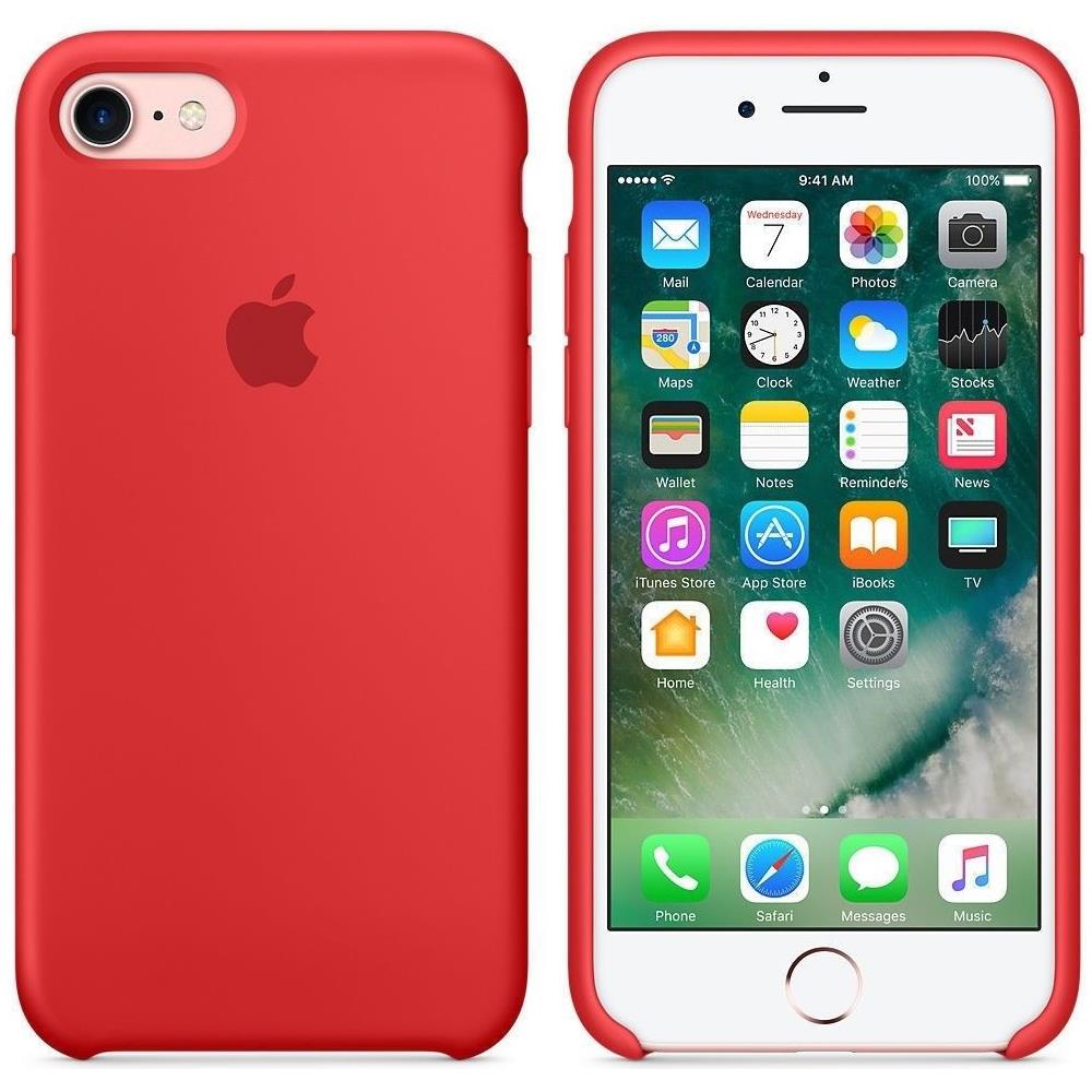 custodia silicone apple iphone 7 rossa custodia silicone apple iphone 7 rossa
