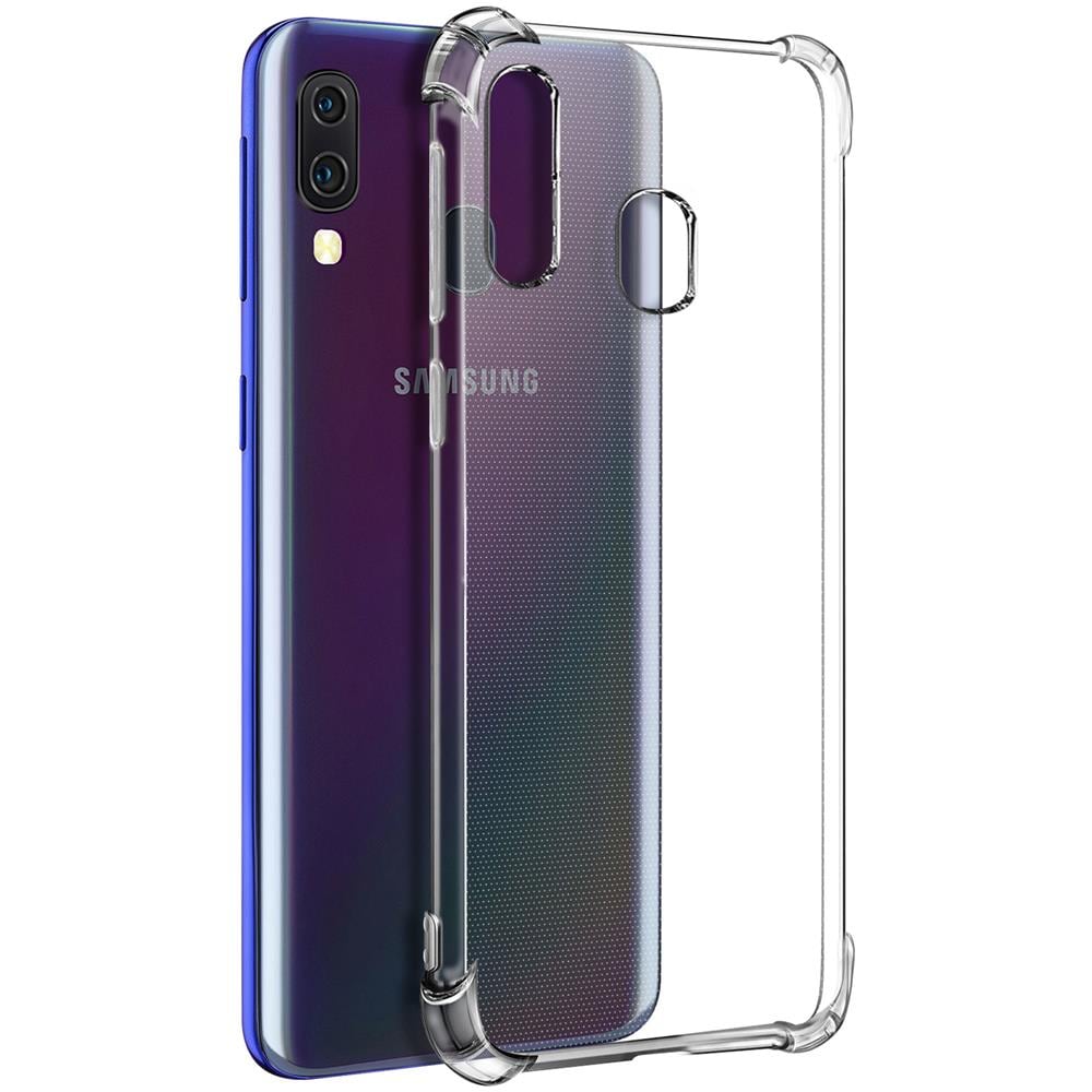 Cover Samsung Galaxy A40 Silicone Flessibile Angoli Bumper Trasparente - Foto 2