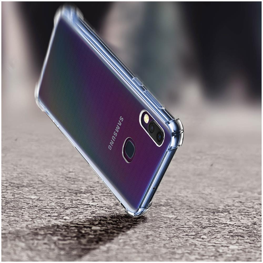 Cover Samsung Galaxy A40 Silicone Flessibile Angoli Bumper Trasparente - Foto 5