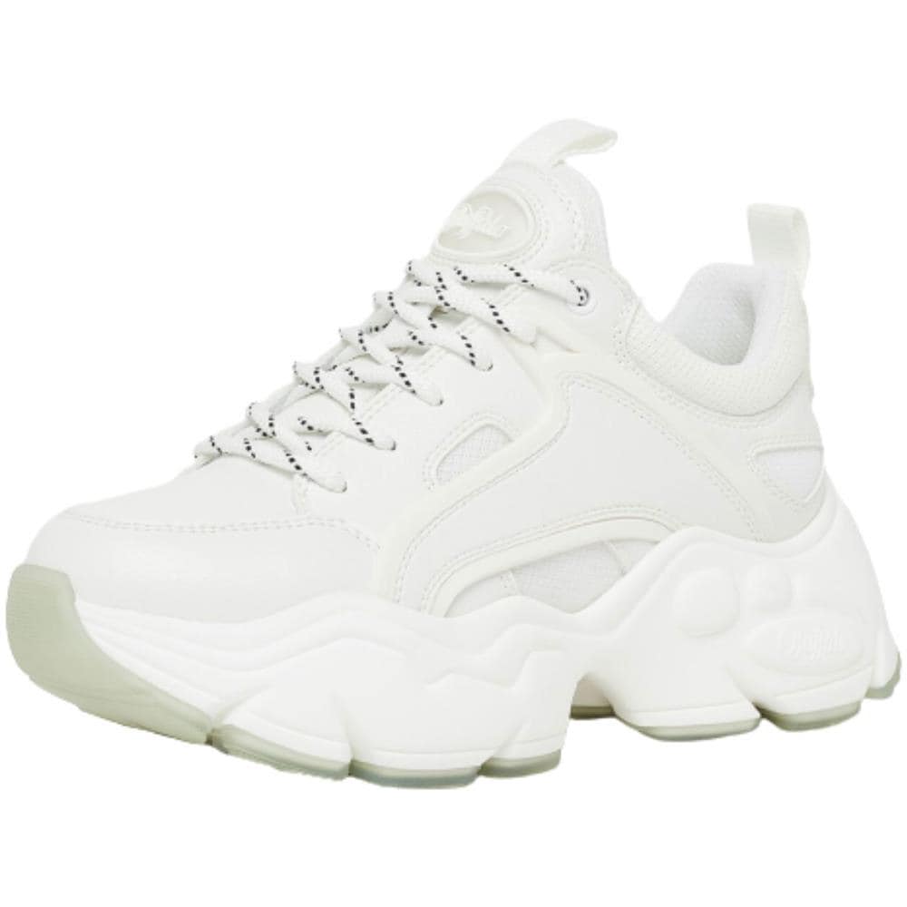 Scarpe Donna Buffalo Binary Vegan Sneaker Zeppa Bianco Ds21bf03 Bn16304481 - Foto 1