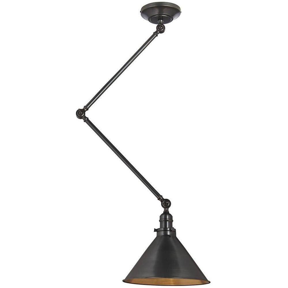 Applique / Plafoniera Da Interno 1 Luce Bronzo Antico, Attacco E27 - Foto 2
