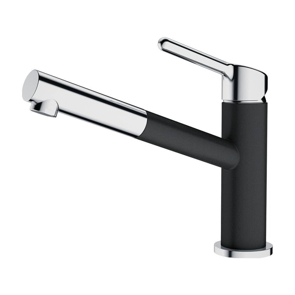 Miscelatore Cucina Monocomando Orbit con Doccia Colore Nero Cromato - Foto 1