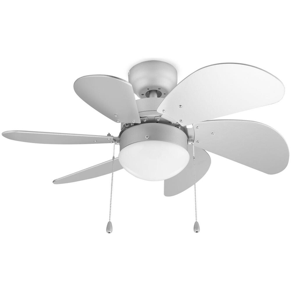 Ventilatore Da Soffitto 76 Cm 6 Pezzi Ali 3 Velocità - Foto 2