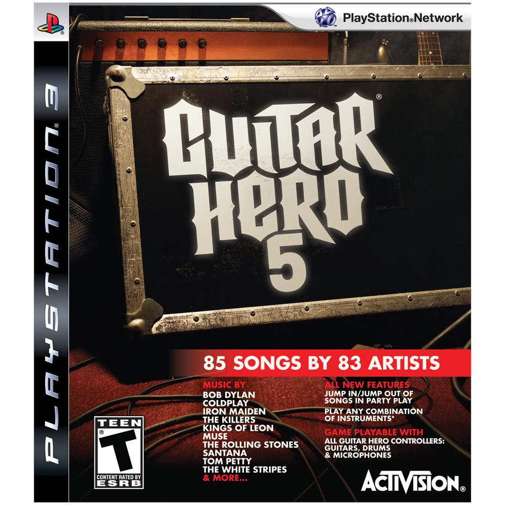 Activision Guitar Hero 5 (Game Only) , PS3, PlayStation 3, MUSICA, T (Teen)  - Foto 1
