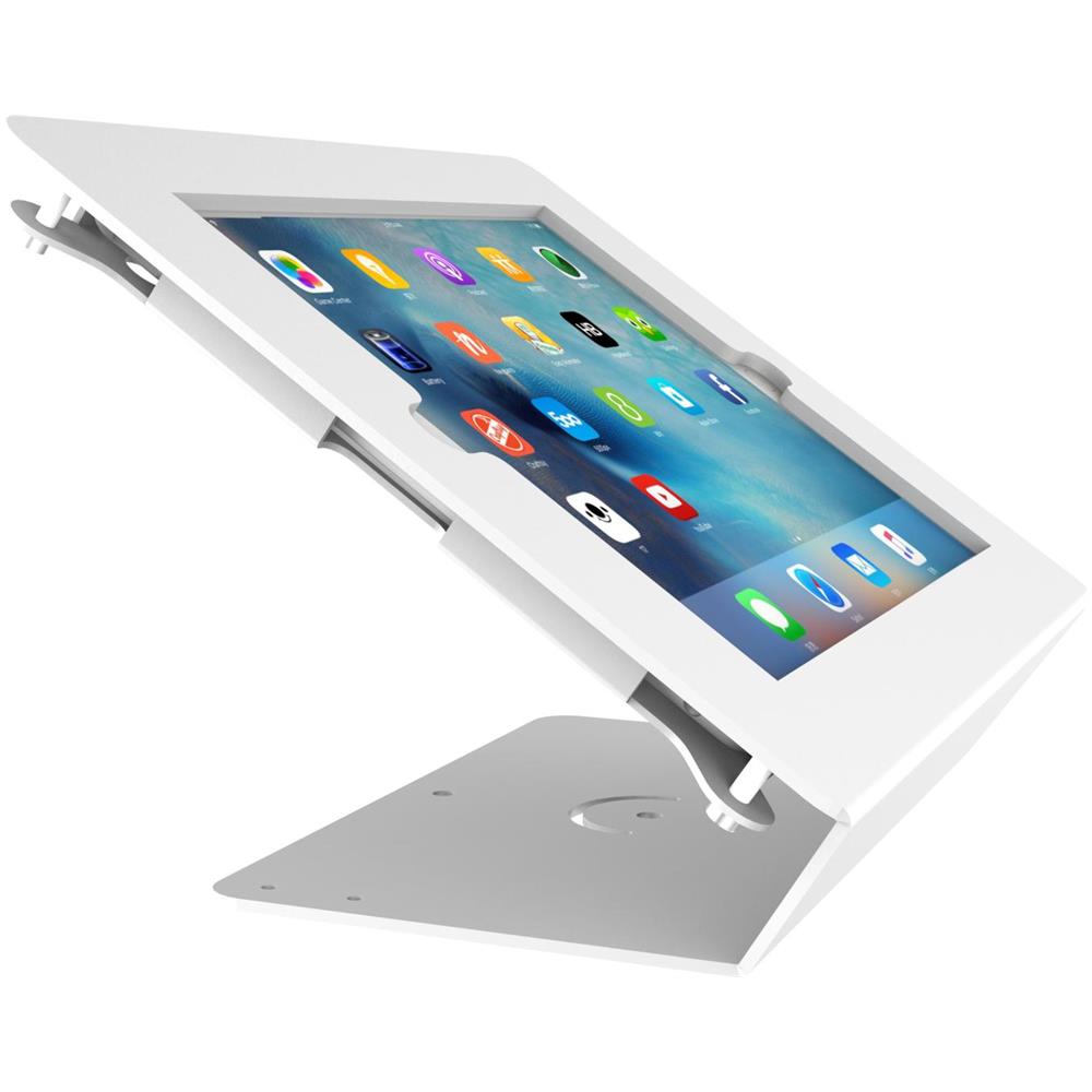 Supporto Da Tavolo Per Ipad Da 9,7"", 125 Inclinabile, Alluminio, Bianco - Foto 2