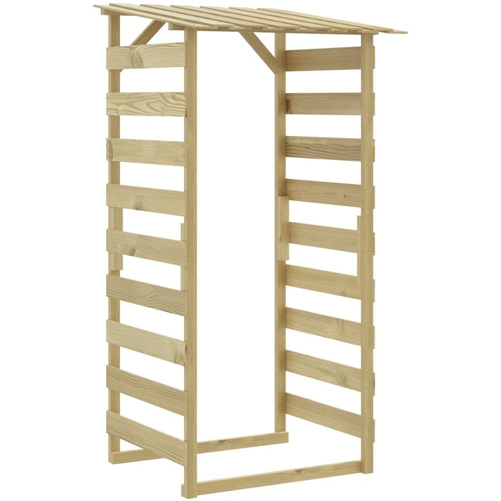 Pergola Con Tetto 100x90x200 Cm In Legno Di Pino Impregnato - Foto 1