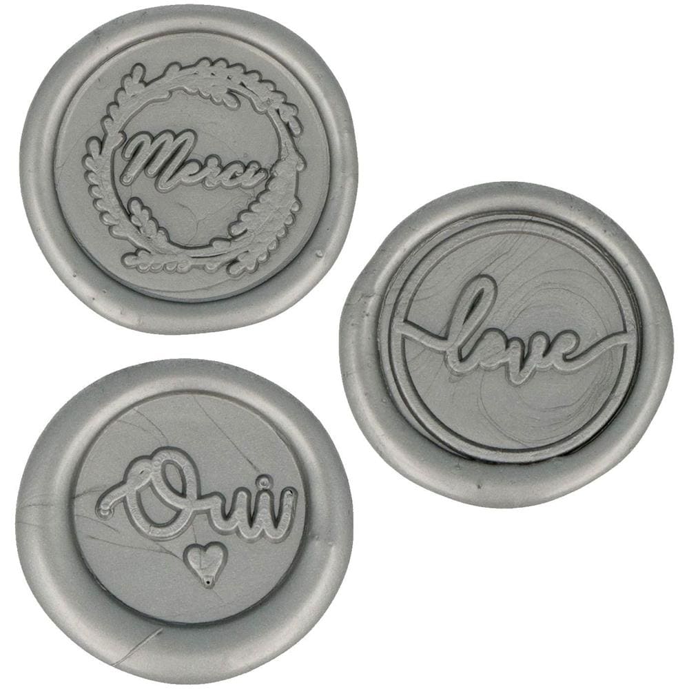 25 Sigilli Di Cera D'argento - Oui-love-merci - Foto 1