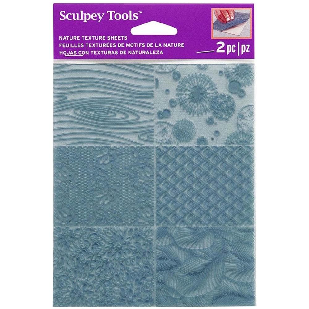 2 Fogli Di Texture Sculpey - Naturale - Foto 1