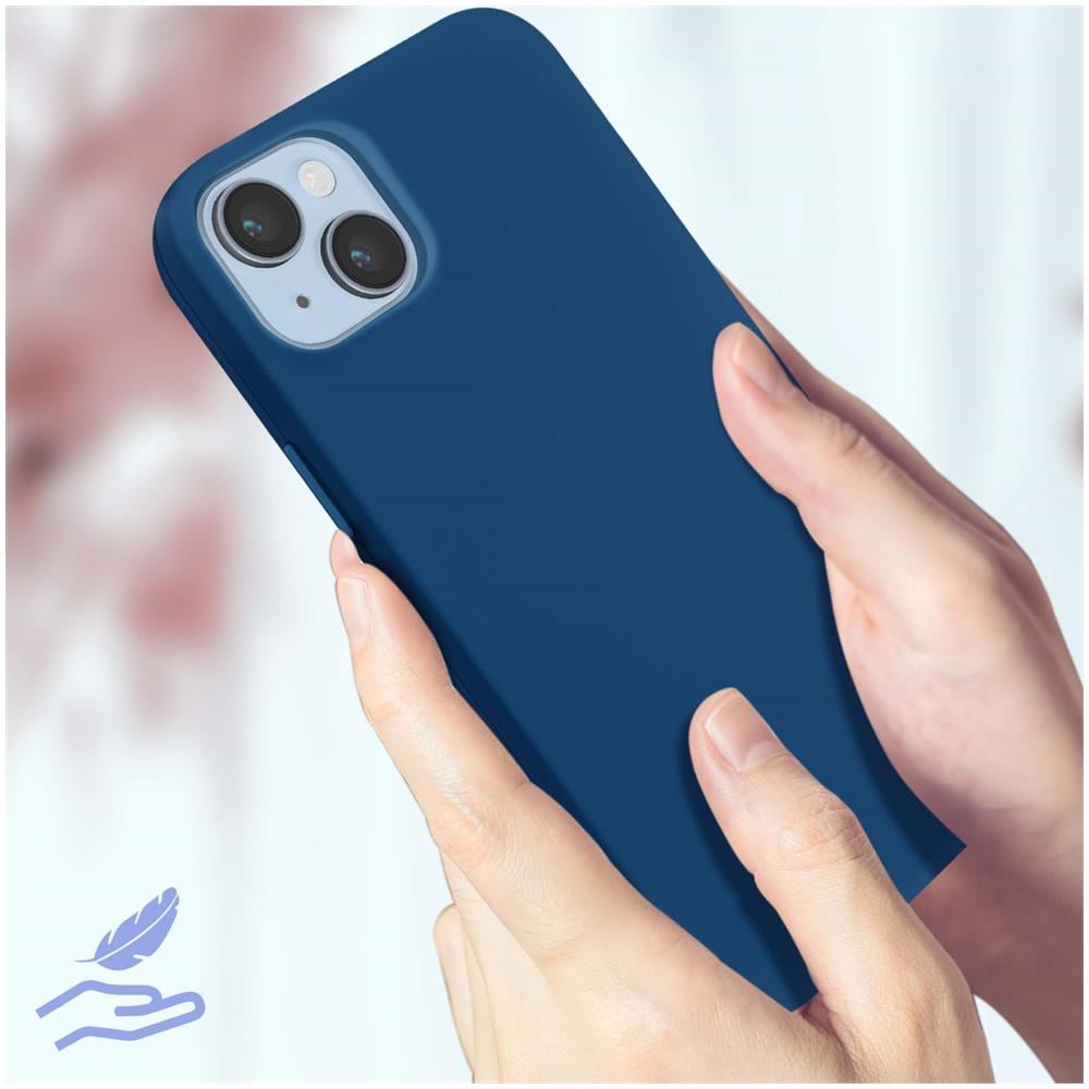 Cover Per Iphone 14 Plus In Silicone Semi-rigido Soft-touch Azzurra - Foto 2