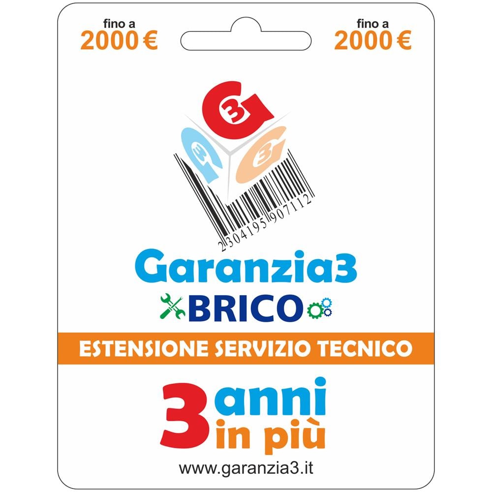 Brico 2000 - Estensione del servizio tecnico 3 anni in più con massimale di copertura a 2000 Euro - Foto 1