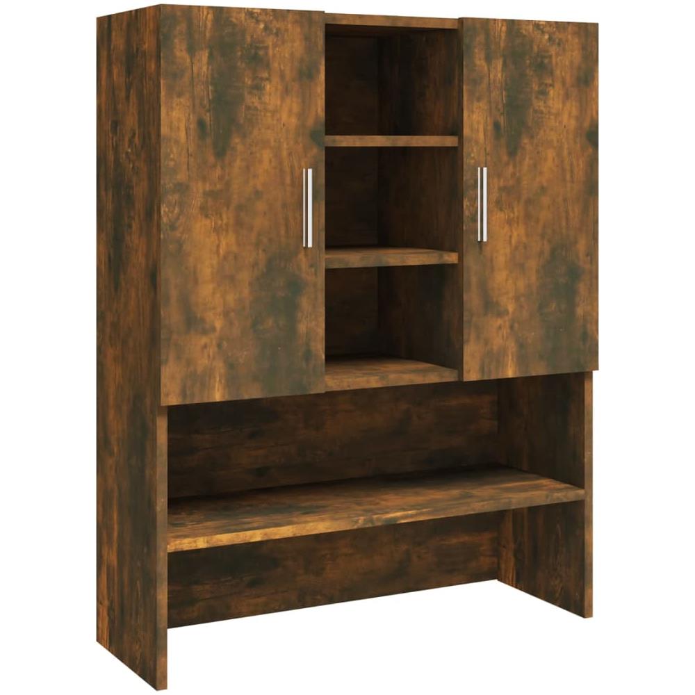 Mobile Per Lavatrice Rovere Fumo 70,5x25,5x90 Cm - Foto 2