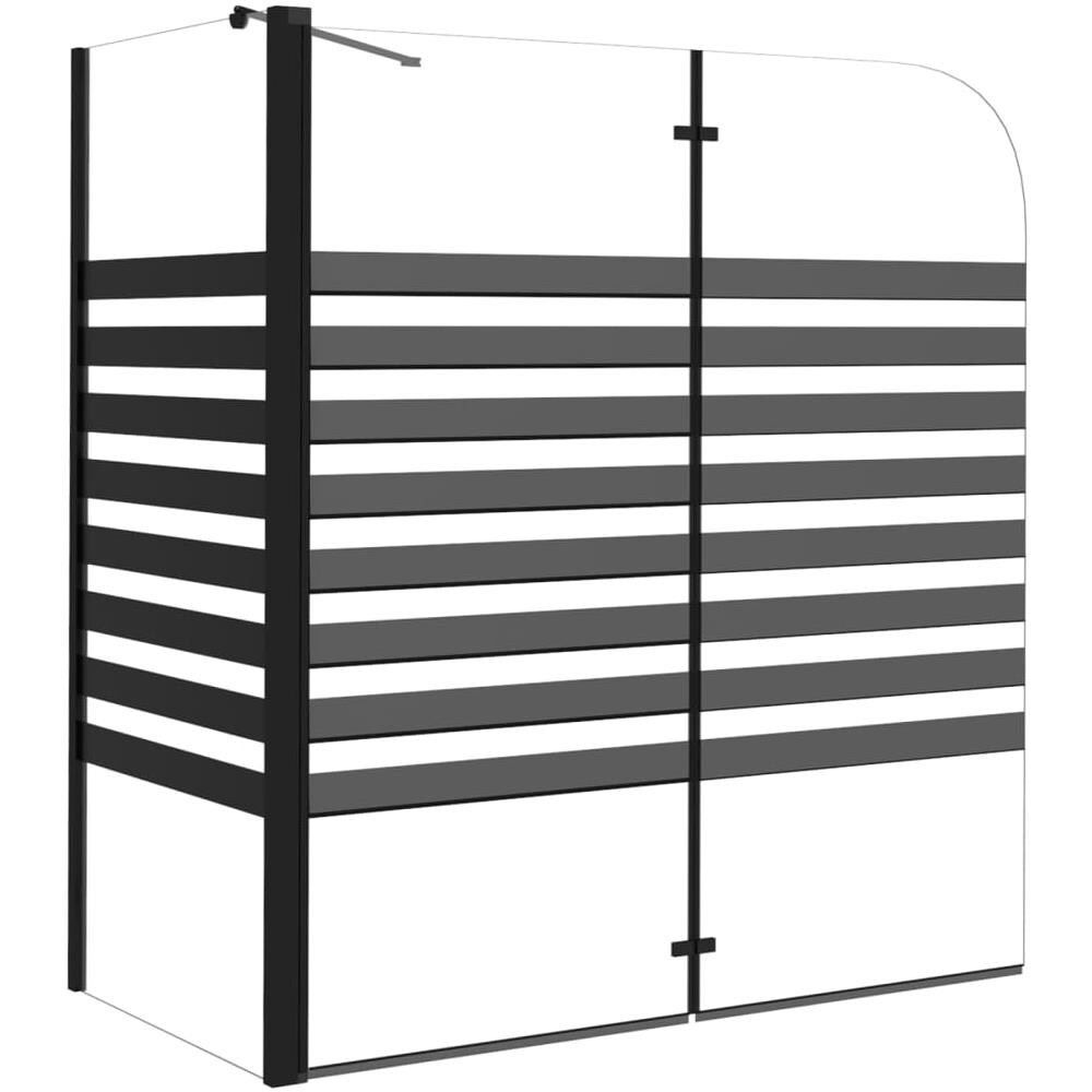 Box Doccia a Strisce 120x68x130 cm in Vetro Temperato - Foto 2