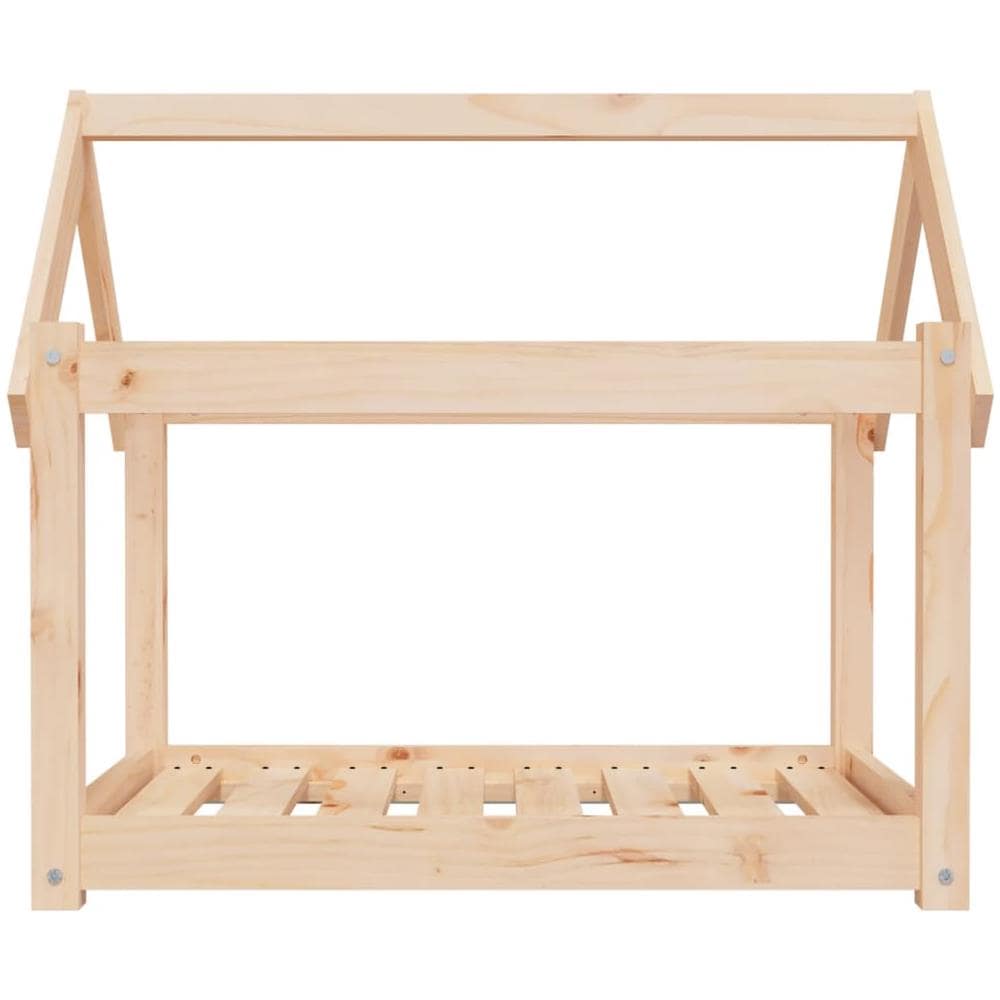 Cuccia per Cani 81x60x70 cm in Legno Massello di Pino - Foto 7