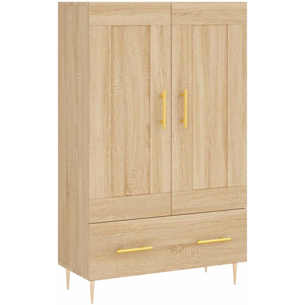 Credenza Rovere Sonoma 69,5x31x115 Cm In Legno Multistrato - Foto 2