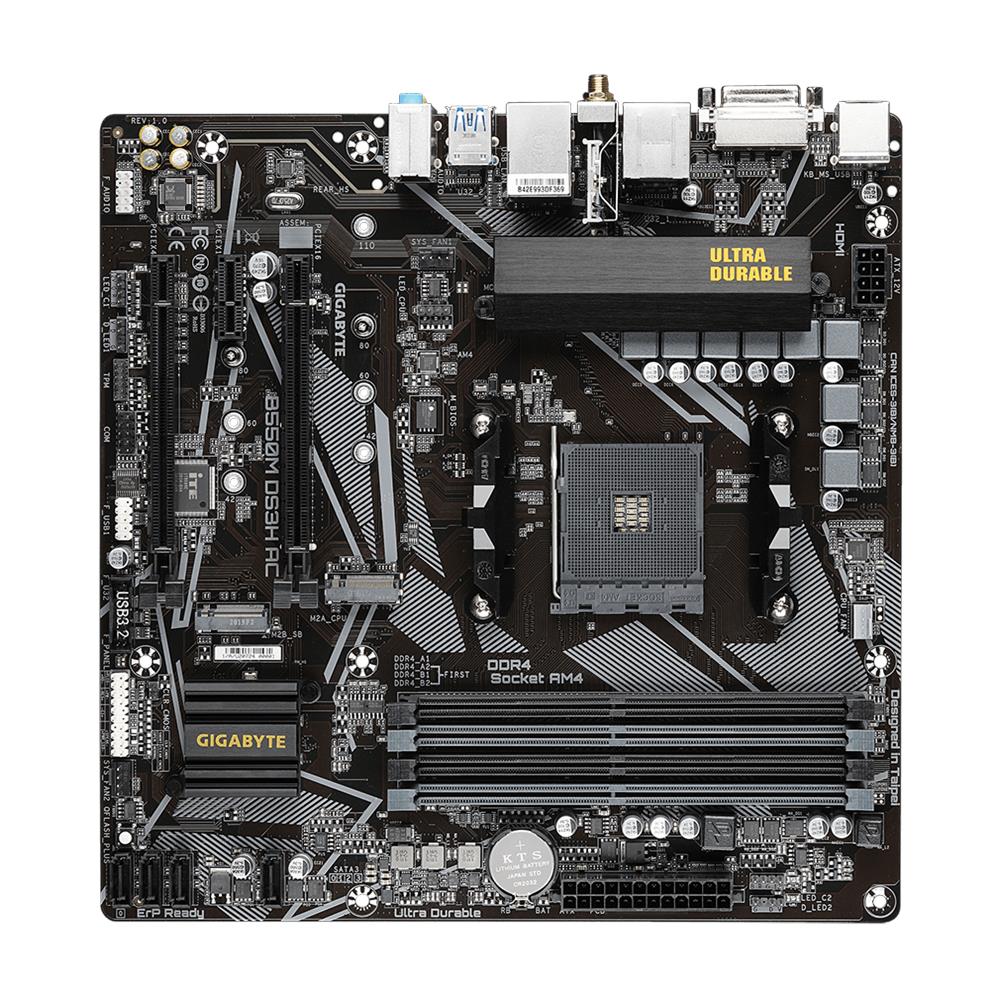 B550M DS3H AC AMD B550 Socket AM4 micro ATX - Foto 2