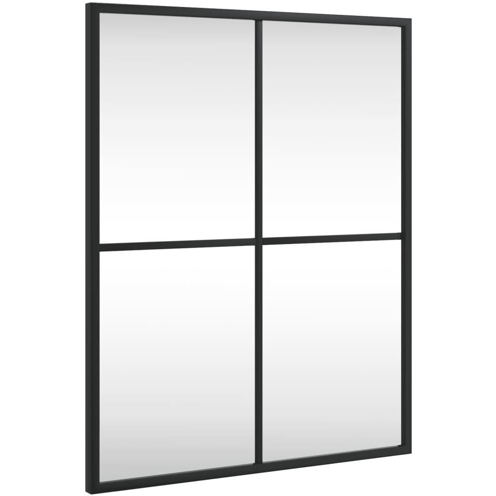 Specchio Da Parete Nero 40x50 Cm Rettangolare In Ferro - Foto 2