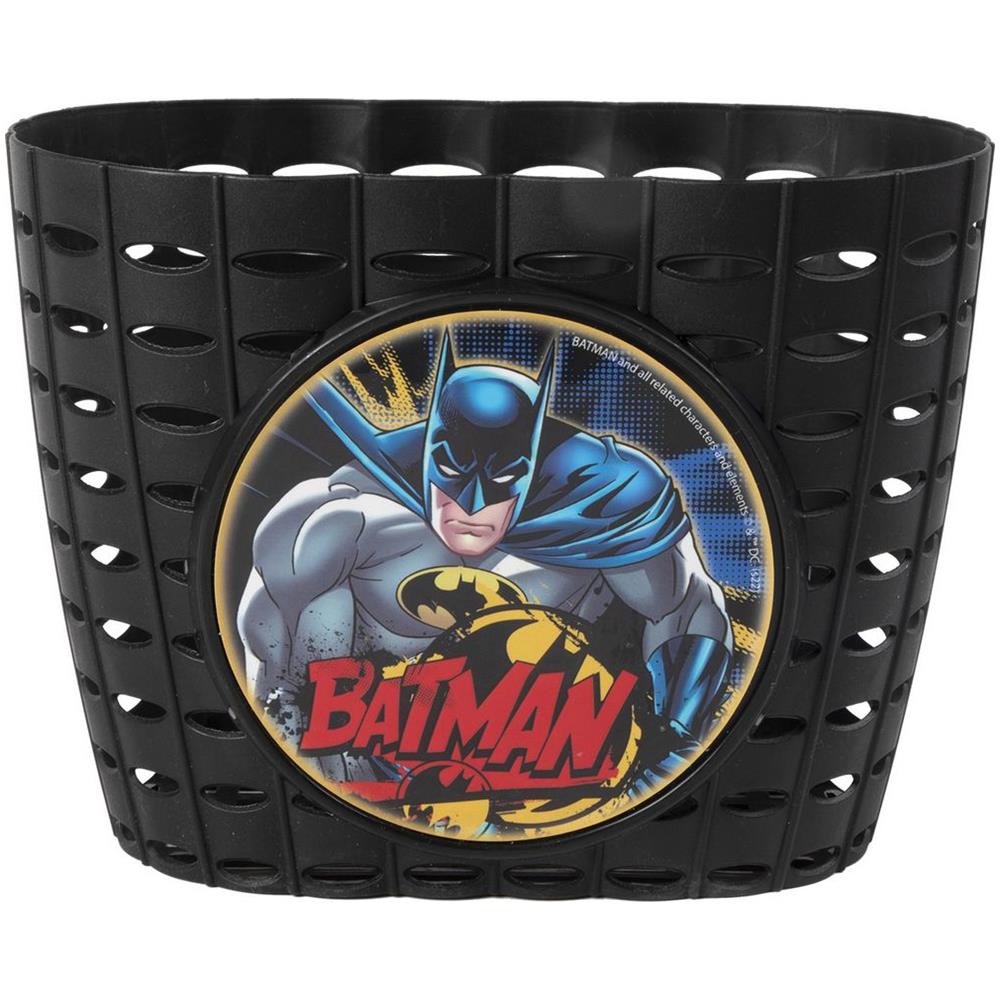 Cestino Portaoggetti Ciclo Bambino Batman Nero Giallo Supereroi Uomo Pipistrello Dc Comics - Foto 1