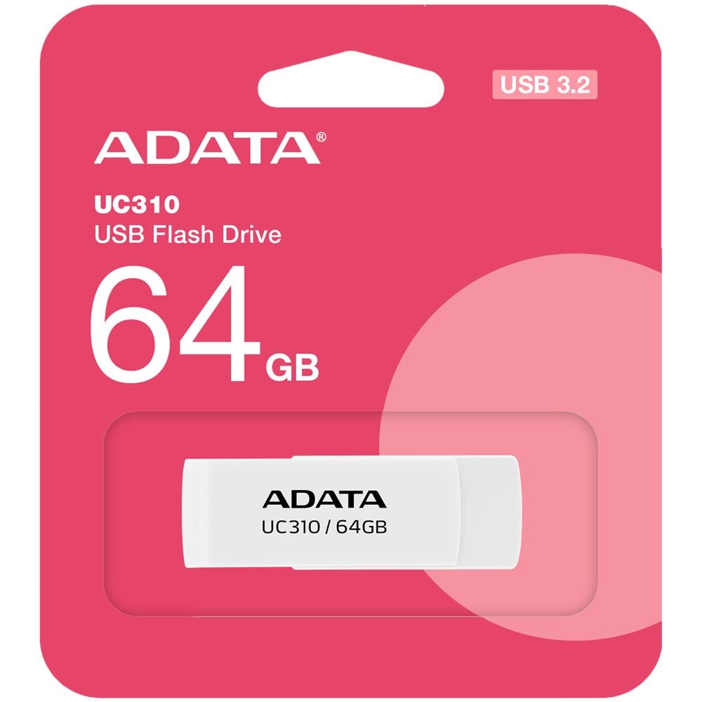 UC310 unità flash USB 64 GB USB tipo A 3.2 Gen 1 (3.1 Gen 1) Bianco - Foto 1