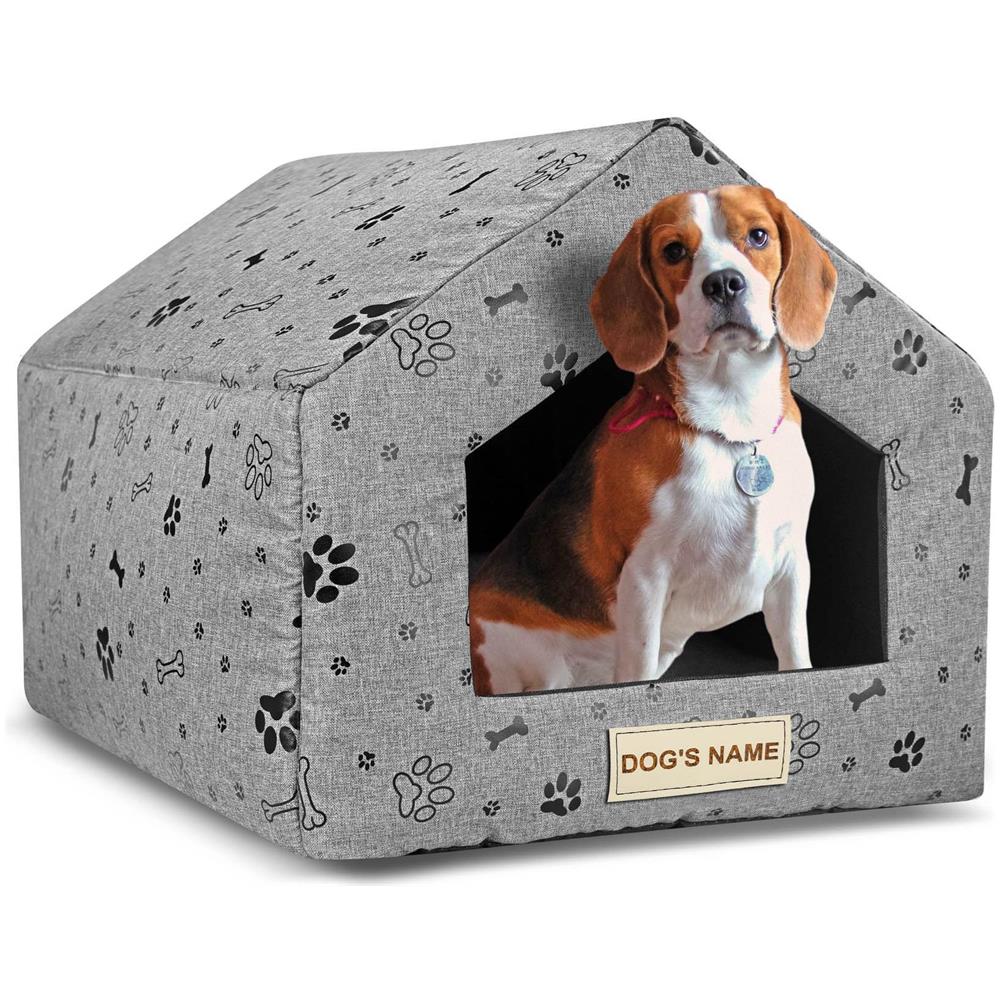 50x40 cm Letto per cani personalizzato personalizzabile impermeabile nero - Foto 1