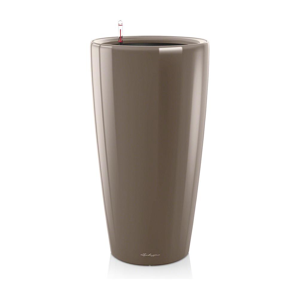Vaso Rondo Premium 40 Tortora Lucido Ø40xh75 Cm - Foto 2